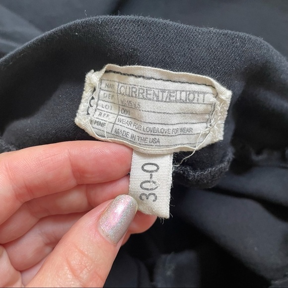 Current/Elliot Black Pull On Denim Legging Jegging - Picture 3 of 6